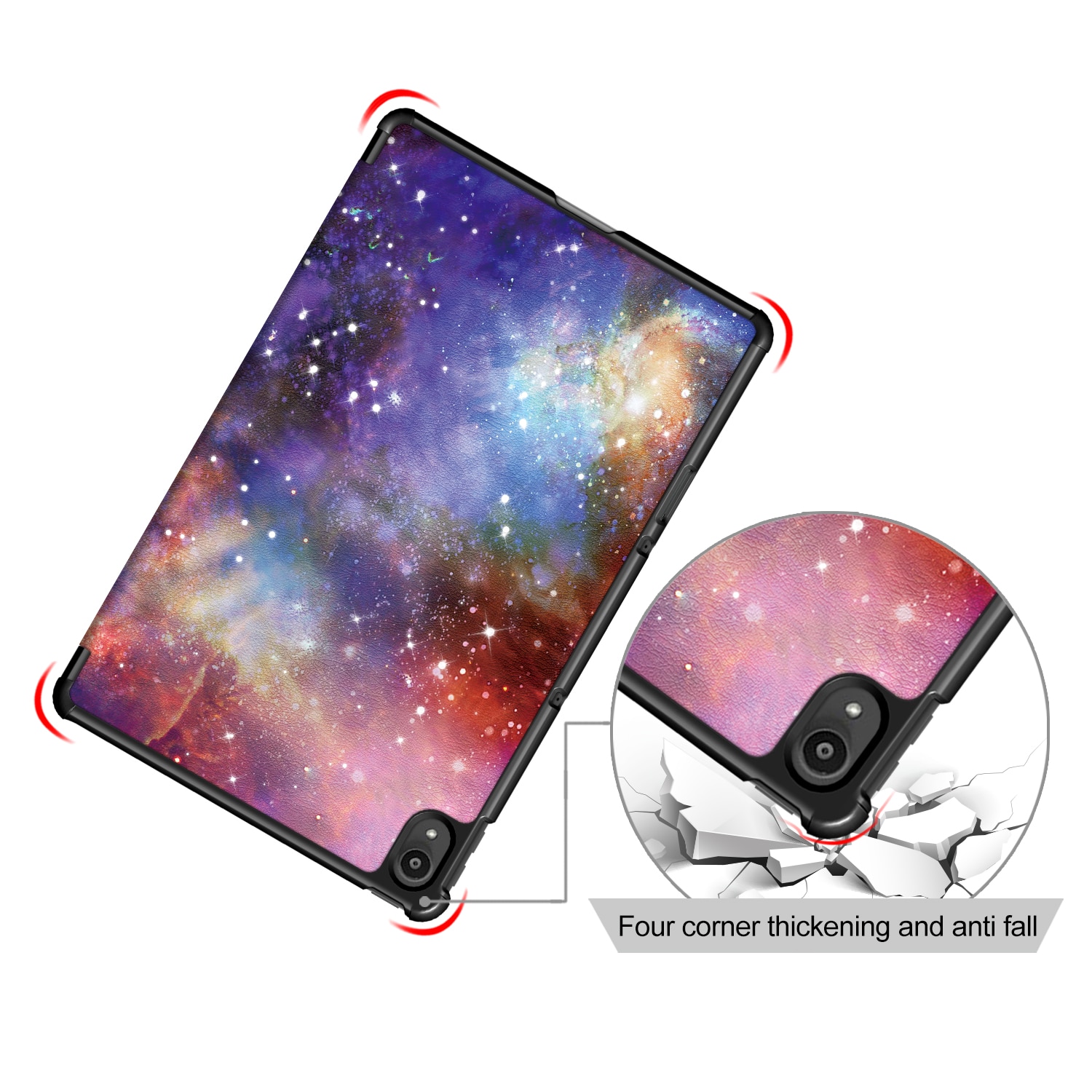Husa protectie tableta, HUEIROY, Compatibil cu Lenovo Tab P11 Plus, Multicolor