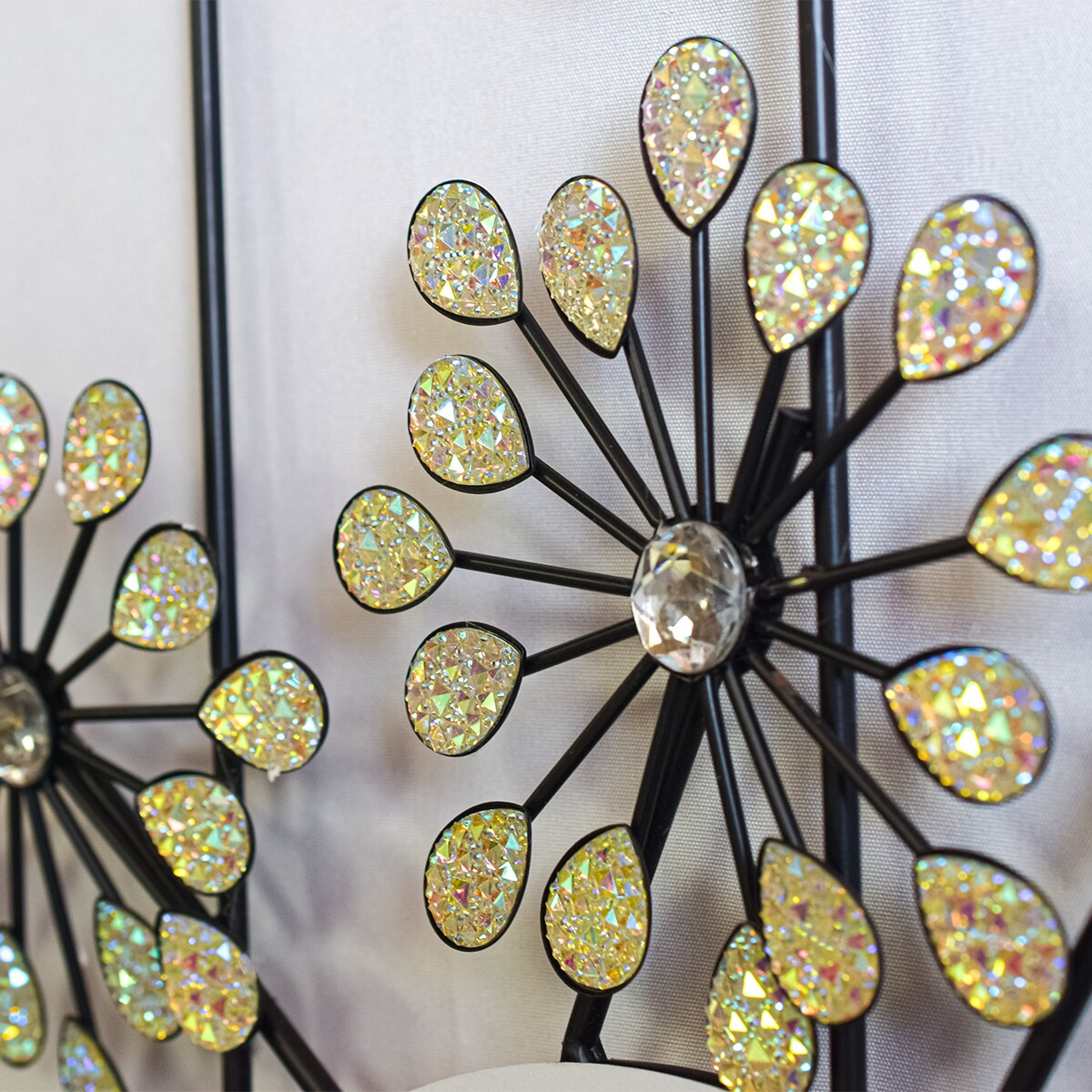 Стенен часовник, елегантен стил, Метал, Безшумен механизъм, D4186 ...