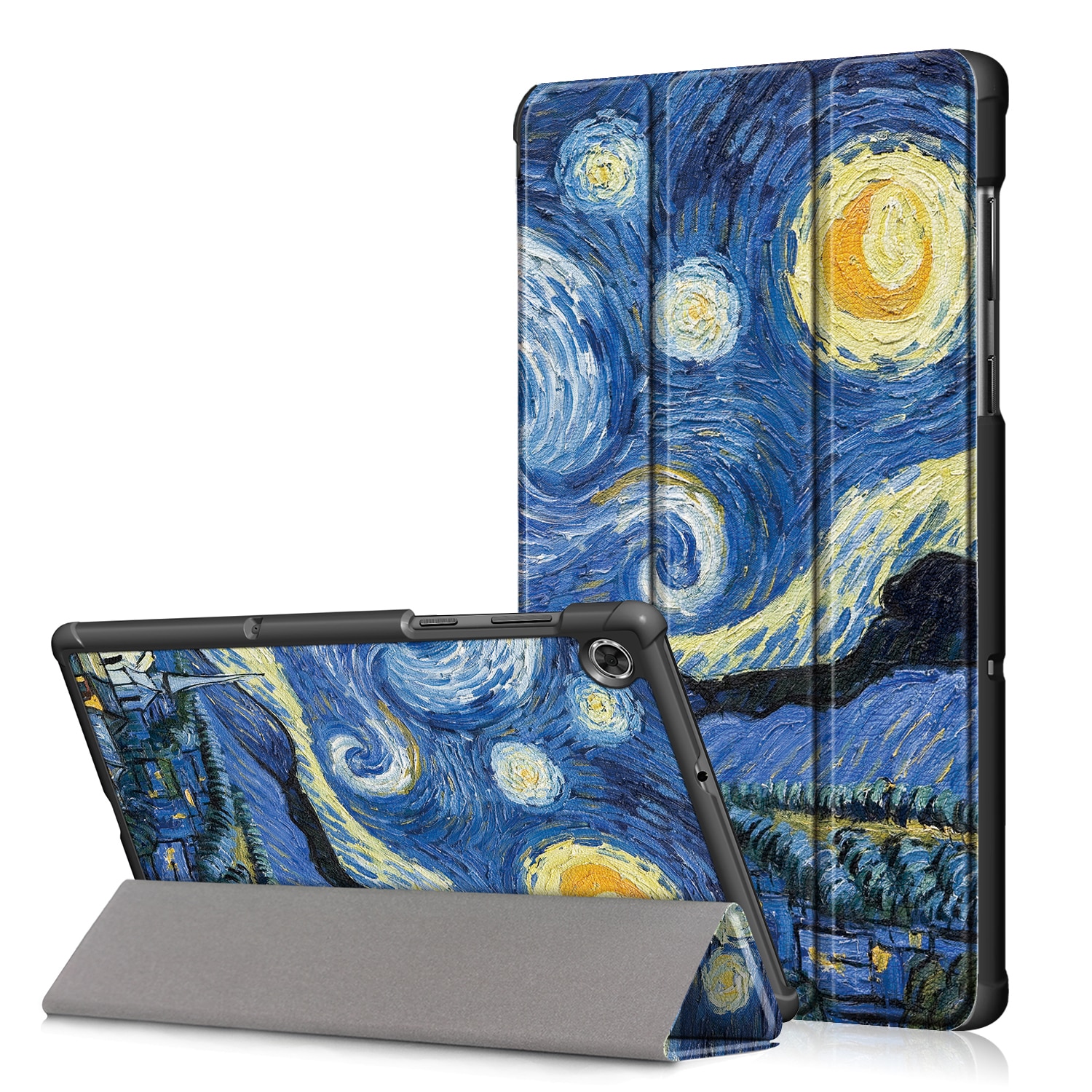 Husa protectie tableta, HUEIROY, Compatibil cu Lenovo Tab M10 FHD, Multicolor