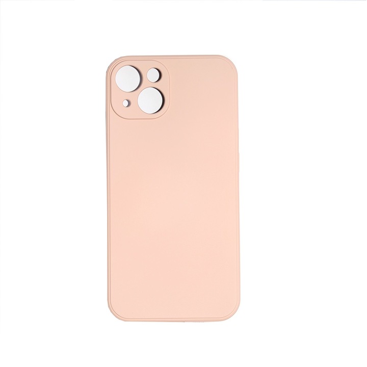 Husa de protectie din silicon lichid pentru compatibil iPhone 13, ZYuuan, roz