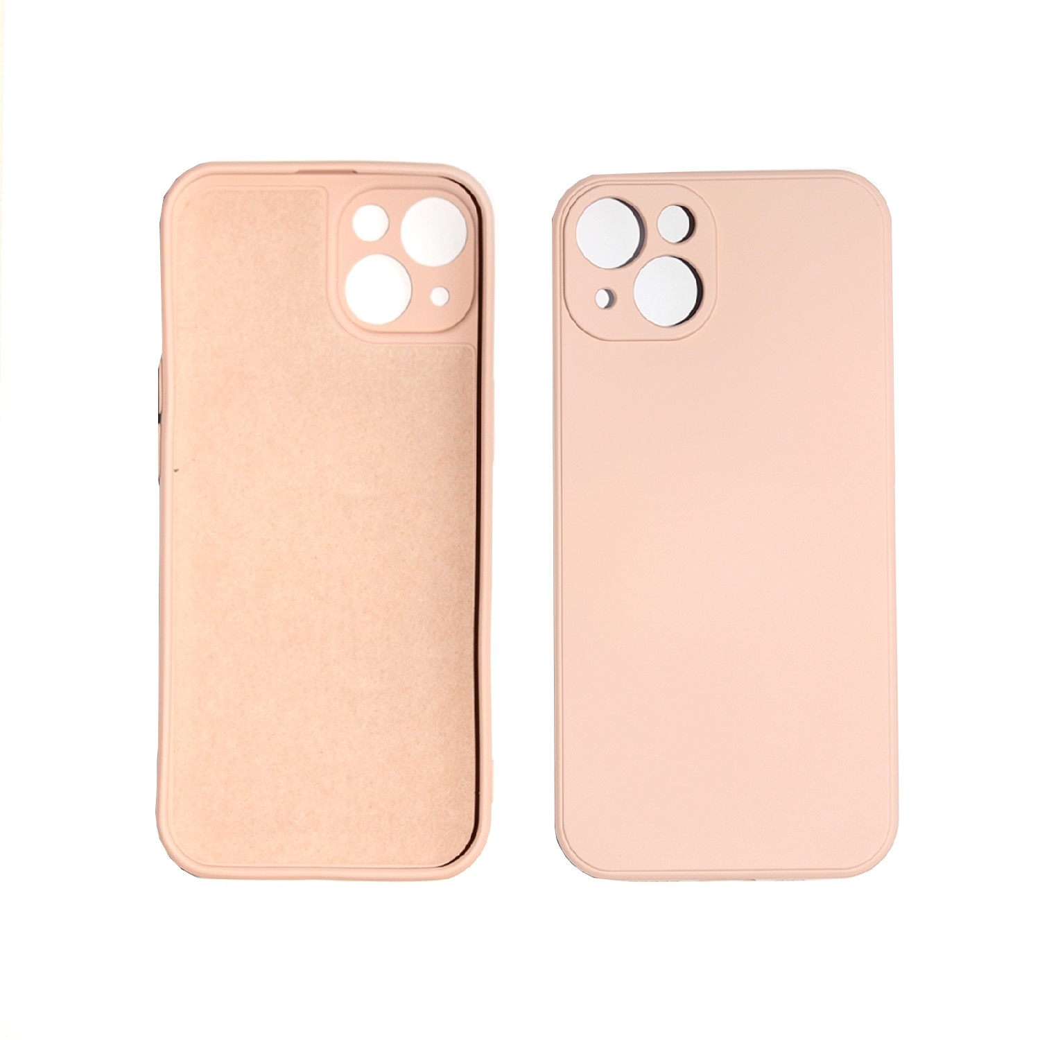 Husa de protectie din silicon lichid pentru iPhone 13, roz