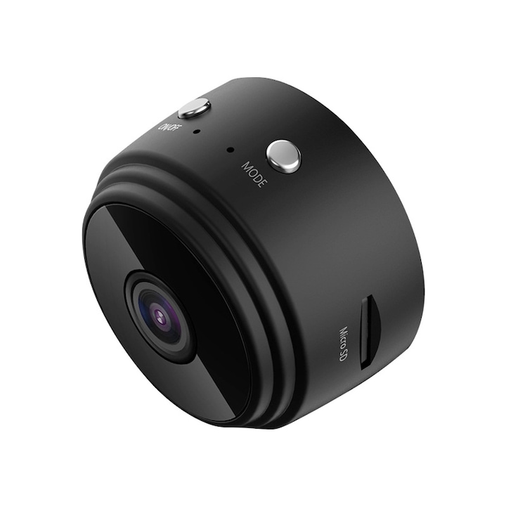MRG M739 mini kamera, vezeték nélküli, mágneses, fekete