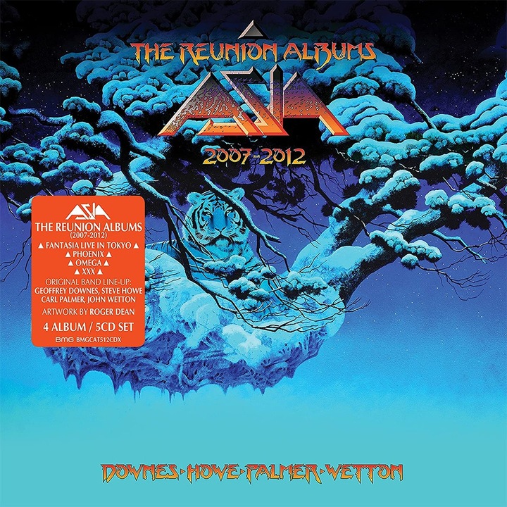 Asia - Reunion Albums 2007-2012, Box Set, 5cd vinyl replica