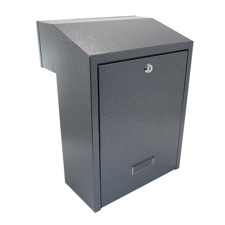 Damech postafiók, C4 formátum, 29,5x23x40 cm, szürke