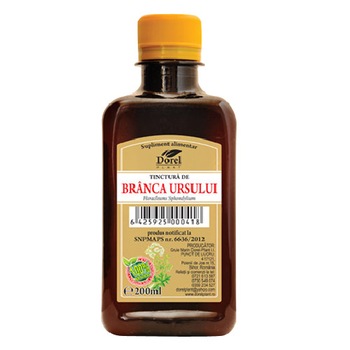 Tinctura Branca Ursului, 200 ml, Dorel Plant Tinctura Branca Ursului, 200 ml, Dorel Plant