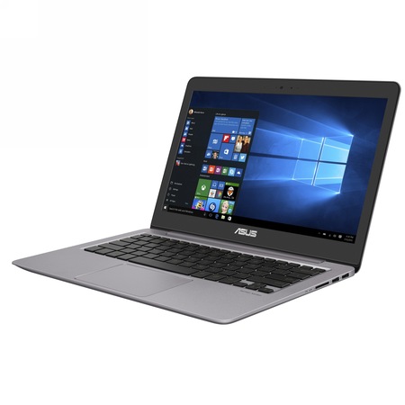 Laptop ASUS ZenBook UX310UQ-FB351T cu procesor Intel® Core™ i7-7500U pana la 3.50 GHz, Kaby Lake, 13.3", QHD+, IPS, 16GB, 1TB + 256GB SSD, nVIDIA® GeForce® 940MX 2GB, Windows 10, Grey