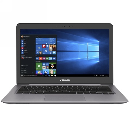Laptop ASUS ZenBook UX310UQ-FB351T cu procesor Intel® Core™ i7-7500U pana la 3.50 GHz, Kaby Lake, 13.3", QHD+, IPS, 16GB, 1TB + 256GB SSD, nVIDIA® GeForce® 940MX 2GB, Windows 10, Grey