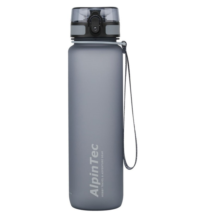 Tartály folyadékokhoz AlpinTec, Tritan, 1000 ml, szürke