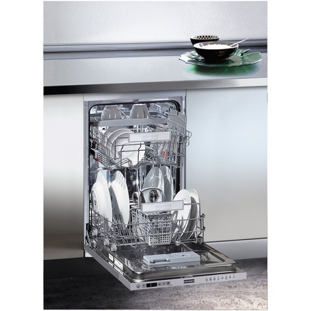 Masina de spalat vase incorporabila Franke FDW 4510 E8P E, 10 seturi, 8 programe, Clasa E, Display Digital, Aqua Stop, 45 cm