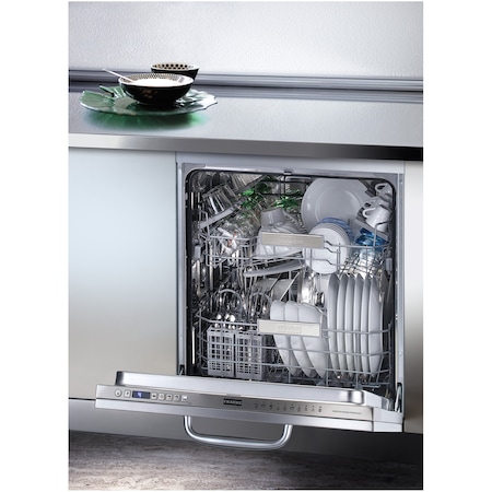 Masina de spalat vase incorporabila Franke FDW 614 D10P DOS C, 14 seturi, 10 programe, Clasa C, Electronic cu Display Digital, Filtru Metalic, Aqua Stop, 60 cm
