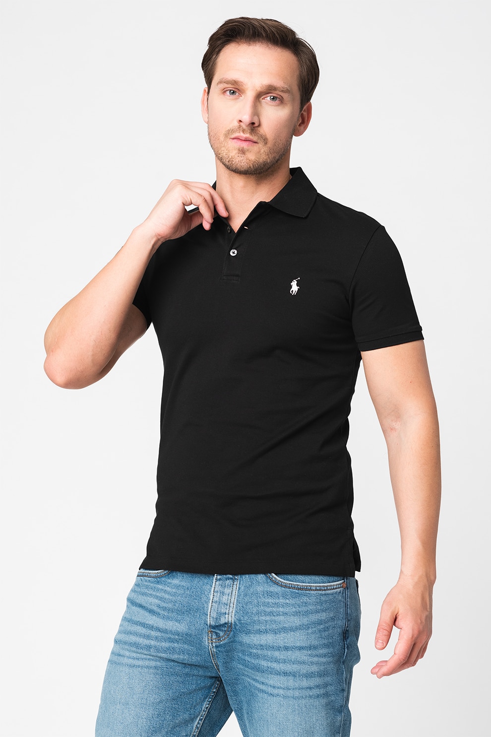 Polo Ralph Lauren Tricou Polo Slim Fit Din Pique Cu Logo Discret