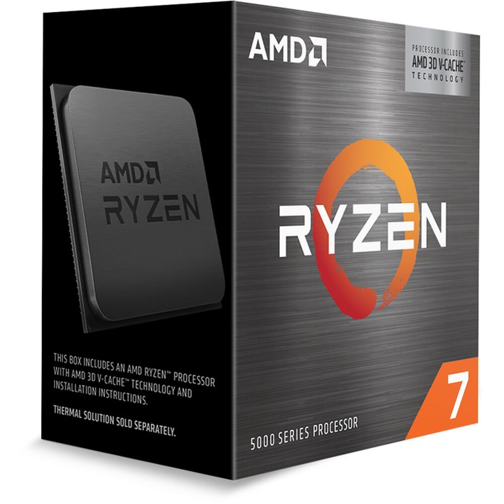 Процесор AMD Ryzen™ 7 5800X3D, 4.5GHz, 100MB, socket AM4, Box