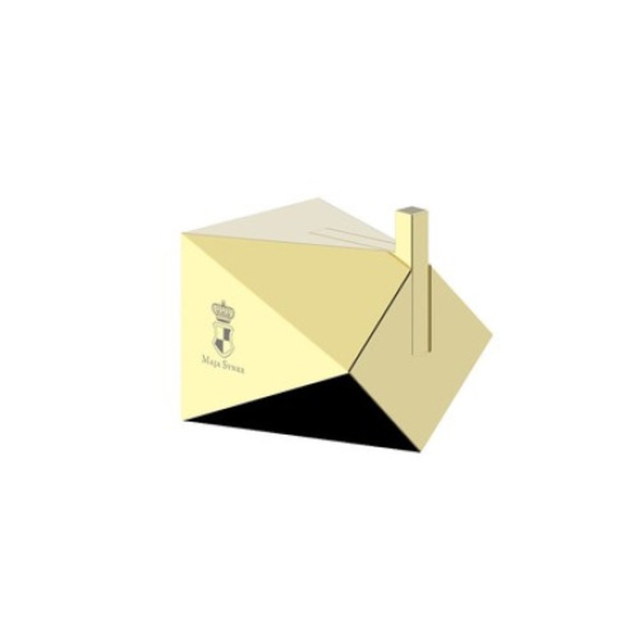 Suport pentru prosoape, Bravat, Zinc, Tip carlig, 42 x 50 x 50 mm, Auriu