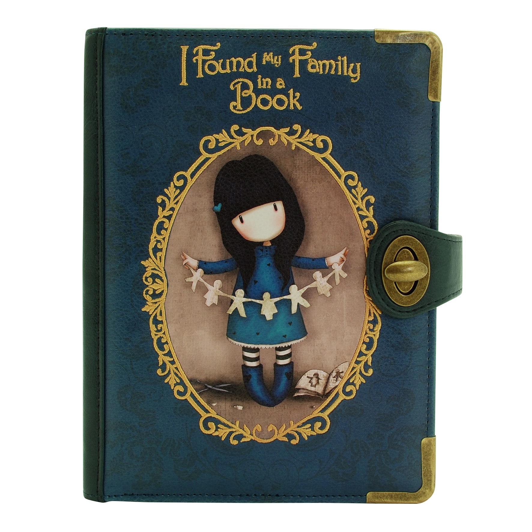 Geanta cu clips Gorjuss Chronicles Family in a Book, 21 x 16 x 5 cm