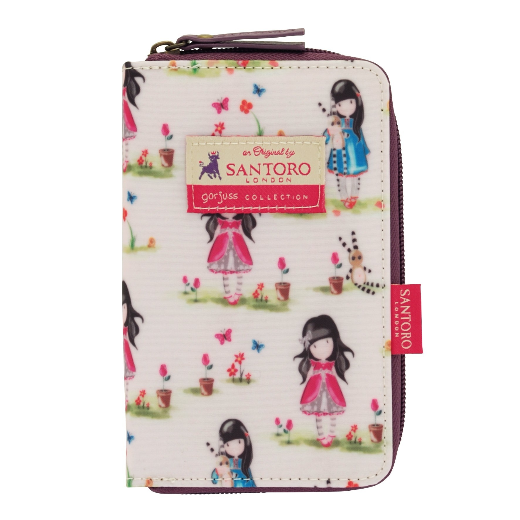 Gorjuss portofel mic fermoar Pastel Ladybird