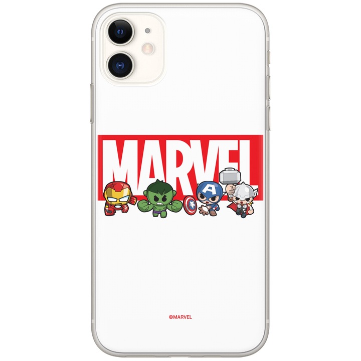 Калъф за телефон Marvel, съвместим с Samsung Galaxy A51 5G, Силиконов, Многоцветен, MPCMV7507
