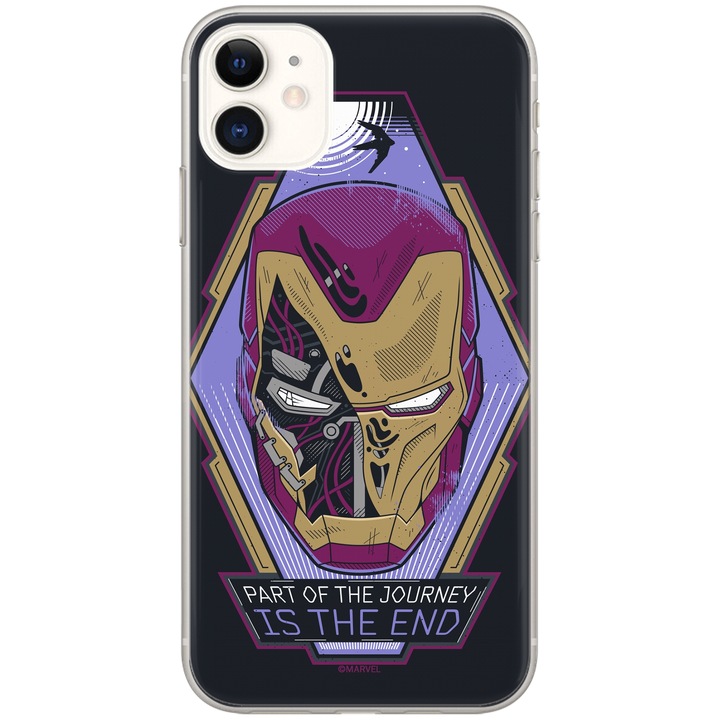 Husa telefon Marvel, compatibila cu Samsung Galaxy S8, Silicon, Multicolor, MPCIMAN8114