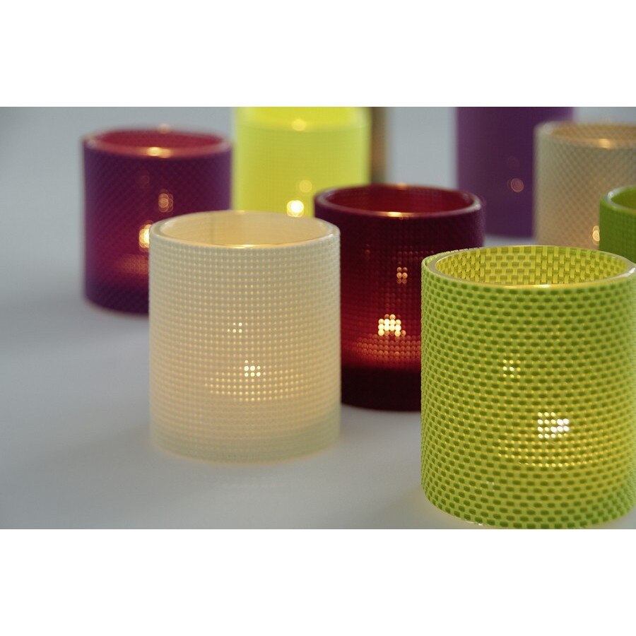 Suport lumanari rosu burgundy set 3 bucati CDT-655065