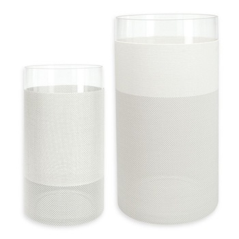 Suport lumanari si vaza decorativa gri - 655211 Suport lumanari si vaza decorativa gri - 655211