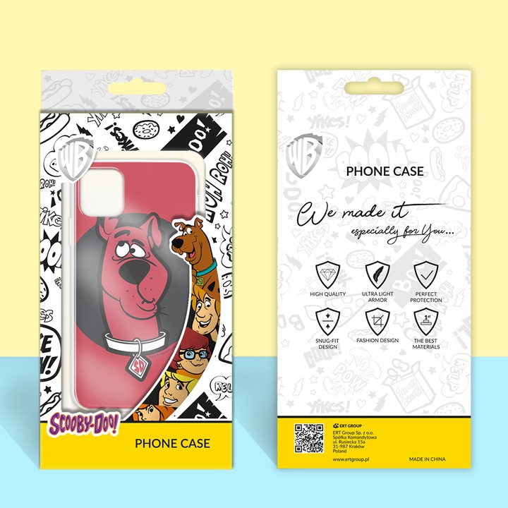Scooby Doo telefontok, Iphone iPhone XR kompatibilis, Multicolor, Silicone, WPCSCOOBY5942