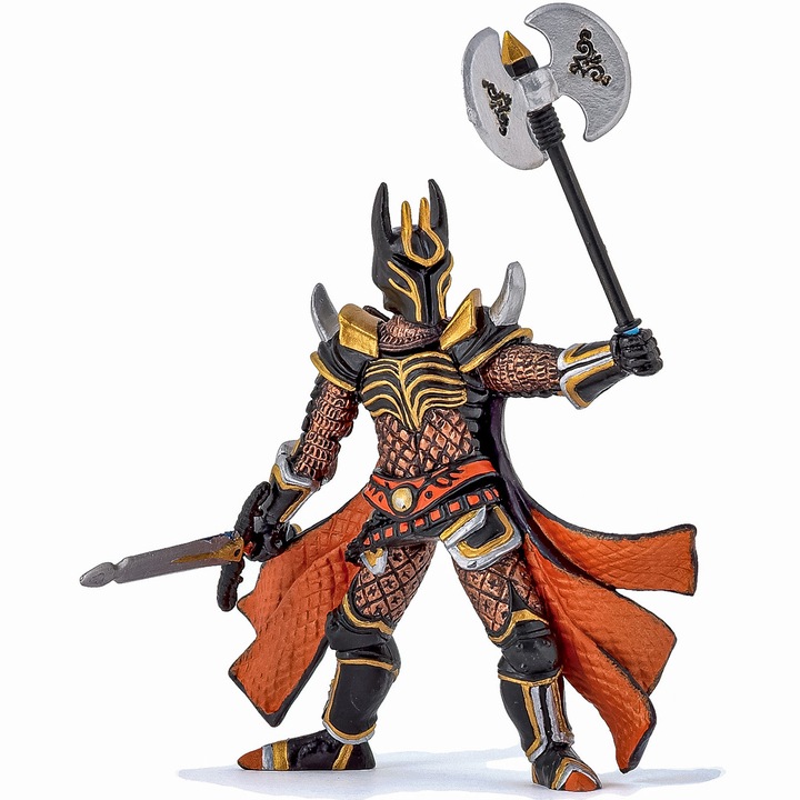 Figurina Papo - Personaje medievale, Cavaler cu triplu topor