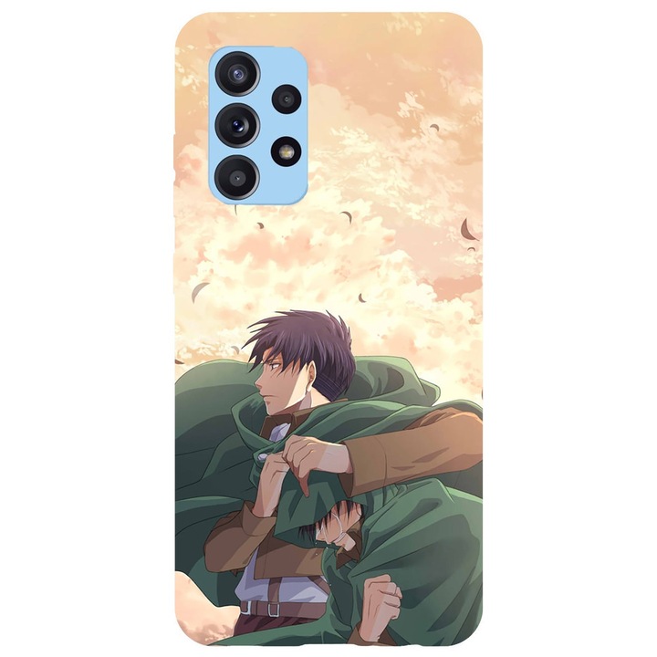 Husa compatibila cu Samsung Galaxy A72 model Attack on Titan, Silicon, TPU, Viceversa