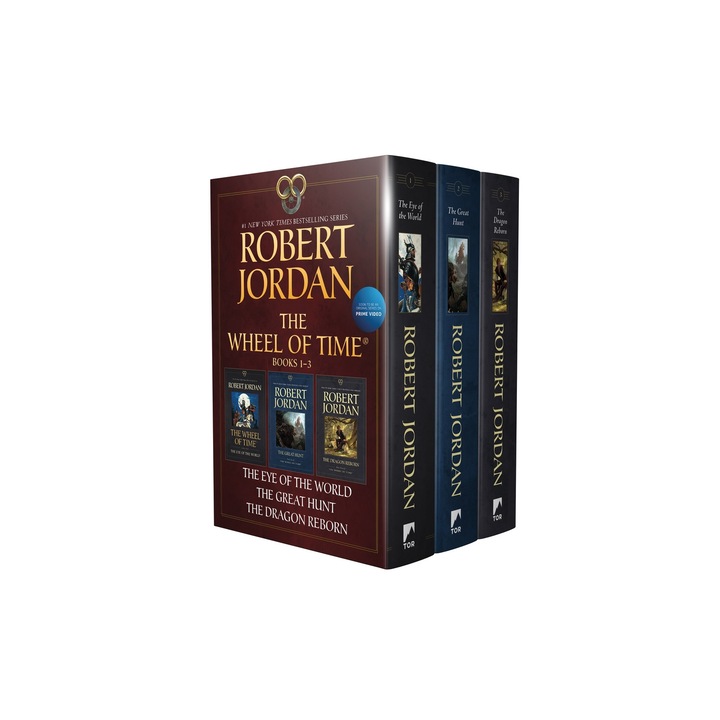 Wheel of Time Paperback Boxed Set I: The Eye of the World, the Great Hunt, the Dragon Reborn de Robert Jordan