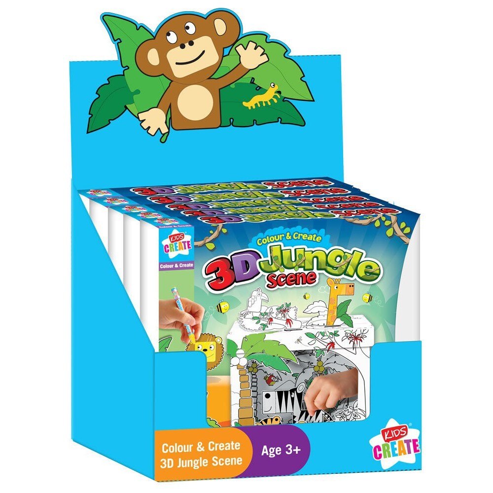 Creeaza o scena 3D jungla-Set creativ