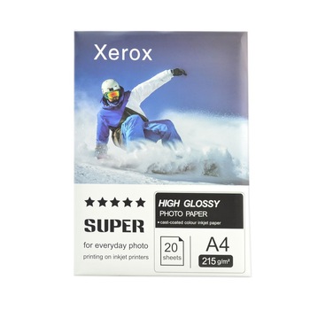 Hartie foto Xerox A4 215g High Glossy, 20 coli Hartie foto Xerox A4 215g High Glossy, 20 coli