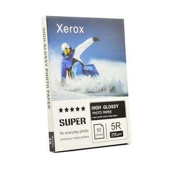Hartie foto Xerox 13x18 215g, High Glossy, top 50 coli Hartie foto Xerox 13x18 215g, High Glossy, top 50 coli