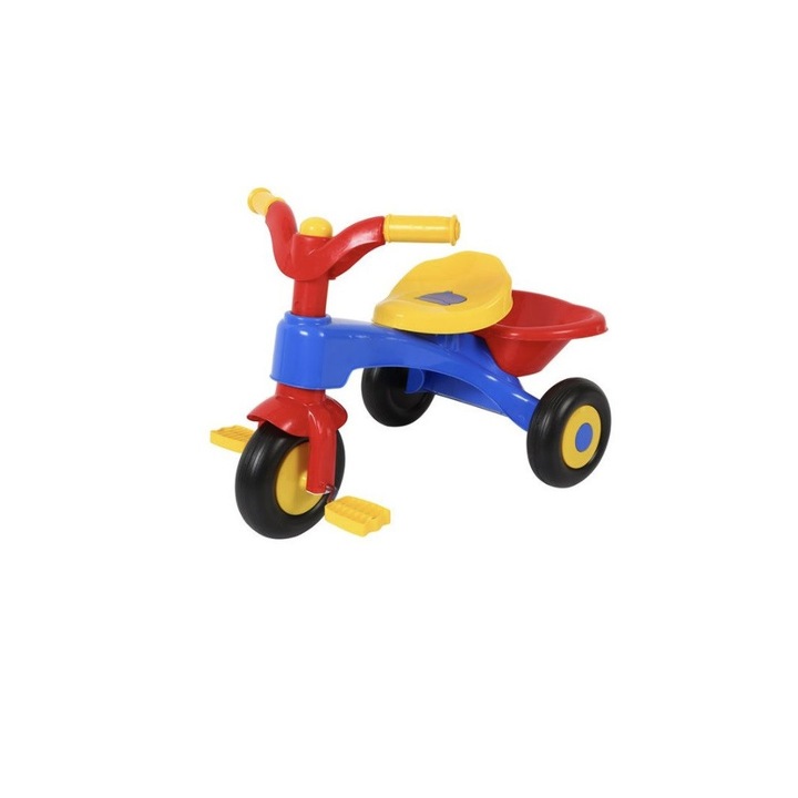 Tricikli gyerekeknek, pedállal, Multicolor