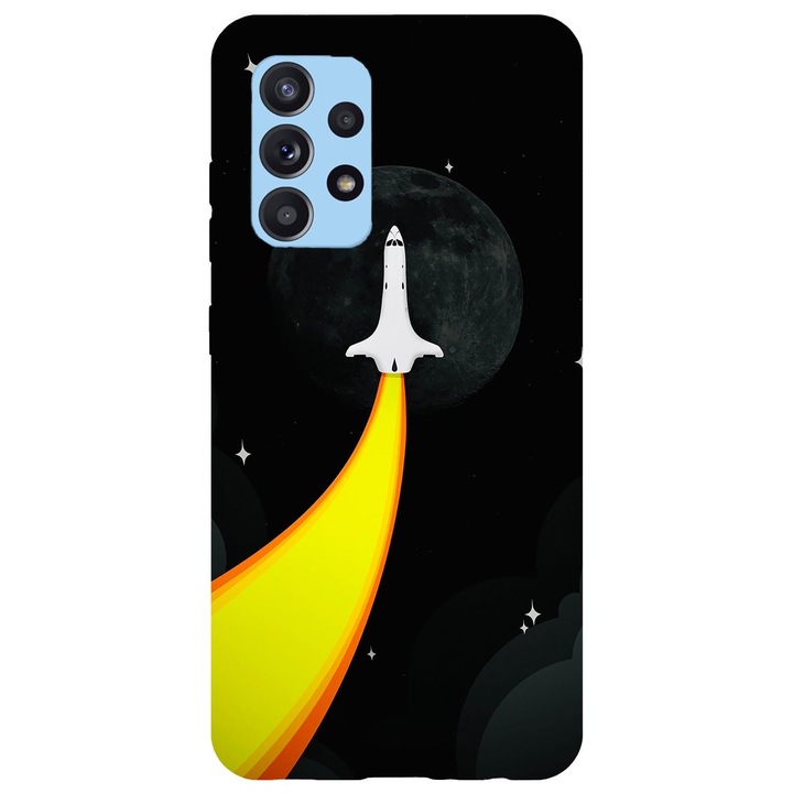 Husa compatibila cu Samsung Galaxy A72 5G model Space Shuttle, Silicon, TPU, Viceversa