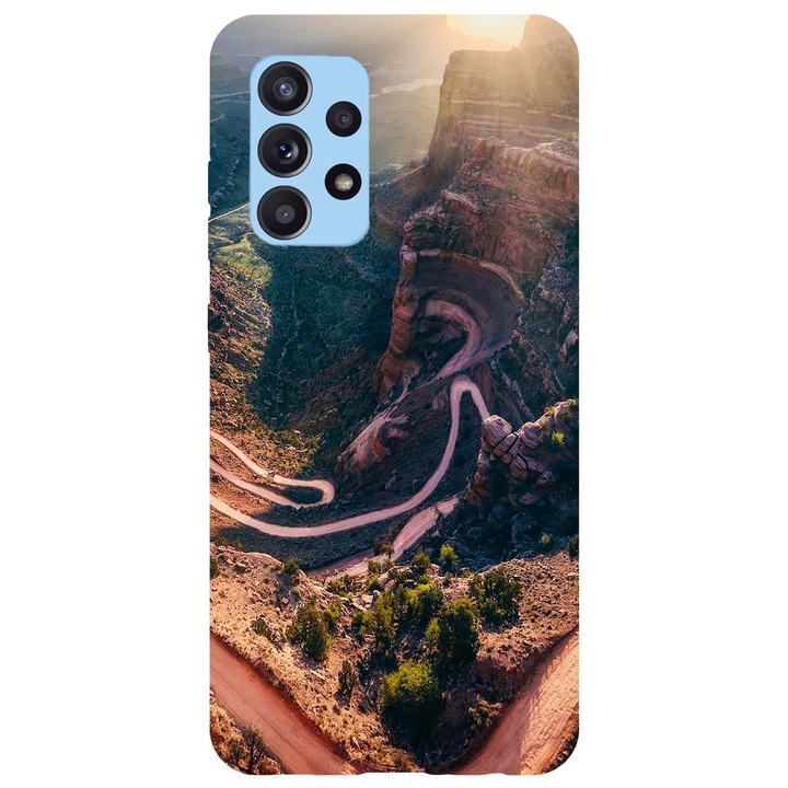 Husa compatibila cu Samsung Galaxy A72 5G model Mountain Path, Silicon, TPU, Viceversa