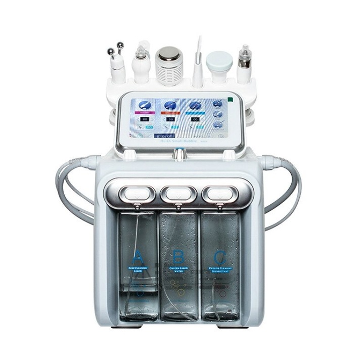 Aparat ingrijire faciala, 6 in 1, anti aging, dermabraziune, peeling, alb