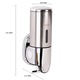 Dispenser sapun lichid TRENDY’S, Silver 500ml