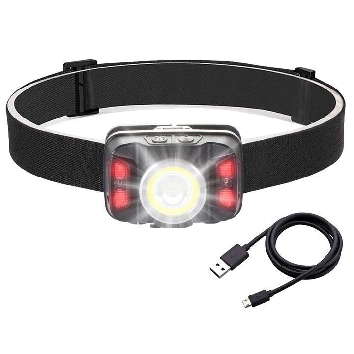 Челник с LED 430lm 700m XTE5W + COB10W VA0025