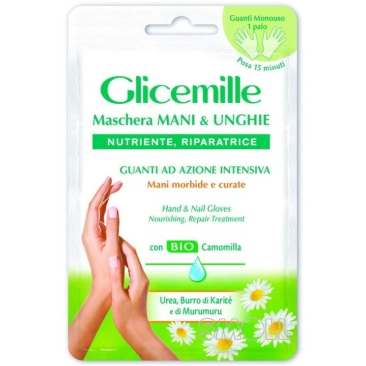 Glicemille Kéz- és Körömkezelő Kesztyű Kamilla 2 x 6 ml