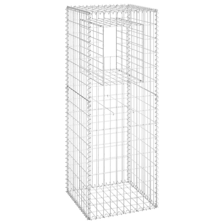 Stalp cos gabion vidaXL, 50x50x140 cm, fier 11.1 kg 151270