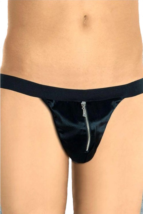 Мъжки прашки с цип Softline 4415, Черен, Размер S/L