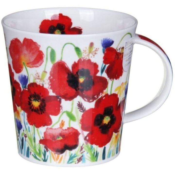 Cana - Dunoon Cairngorm Campagne - Poppy, Portelan, 480 ml, Rosu