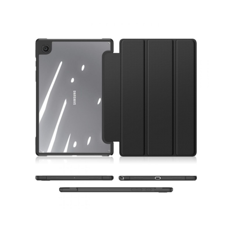 Husa Duxducis Toby Compatibila Cu Samsung Galaxy Tab A8 10.5" Model X200 / X205, Negru
