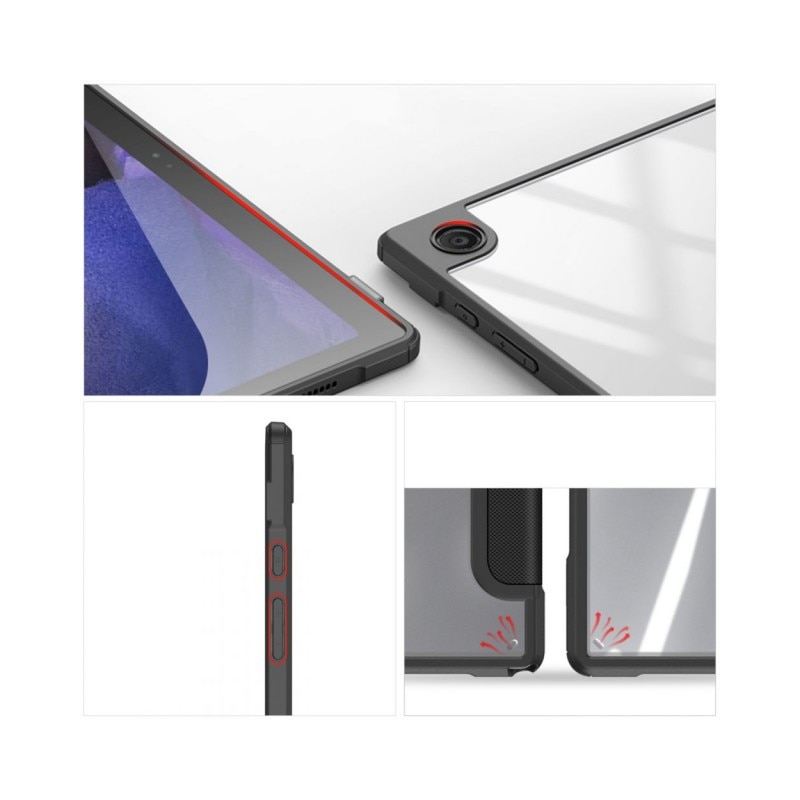 Husa Duxducis Toby Compatibila Cu Samsung Galaxy Tab A8 10.5" Model X200 / X205, Negru