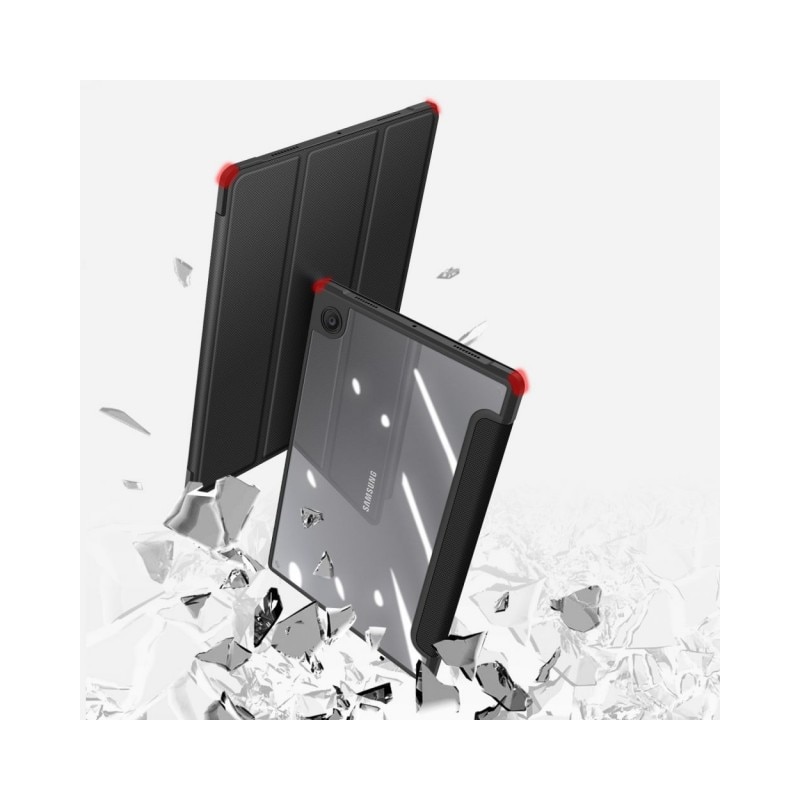 Husa Duxducis Toby Compatibila Cu Samsung Galaxy Tab A8 10.5" Model X200 / X205, Negru