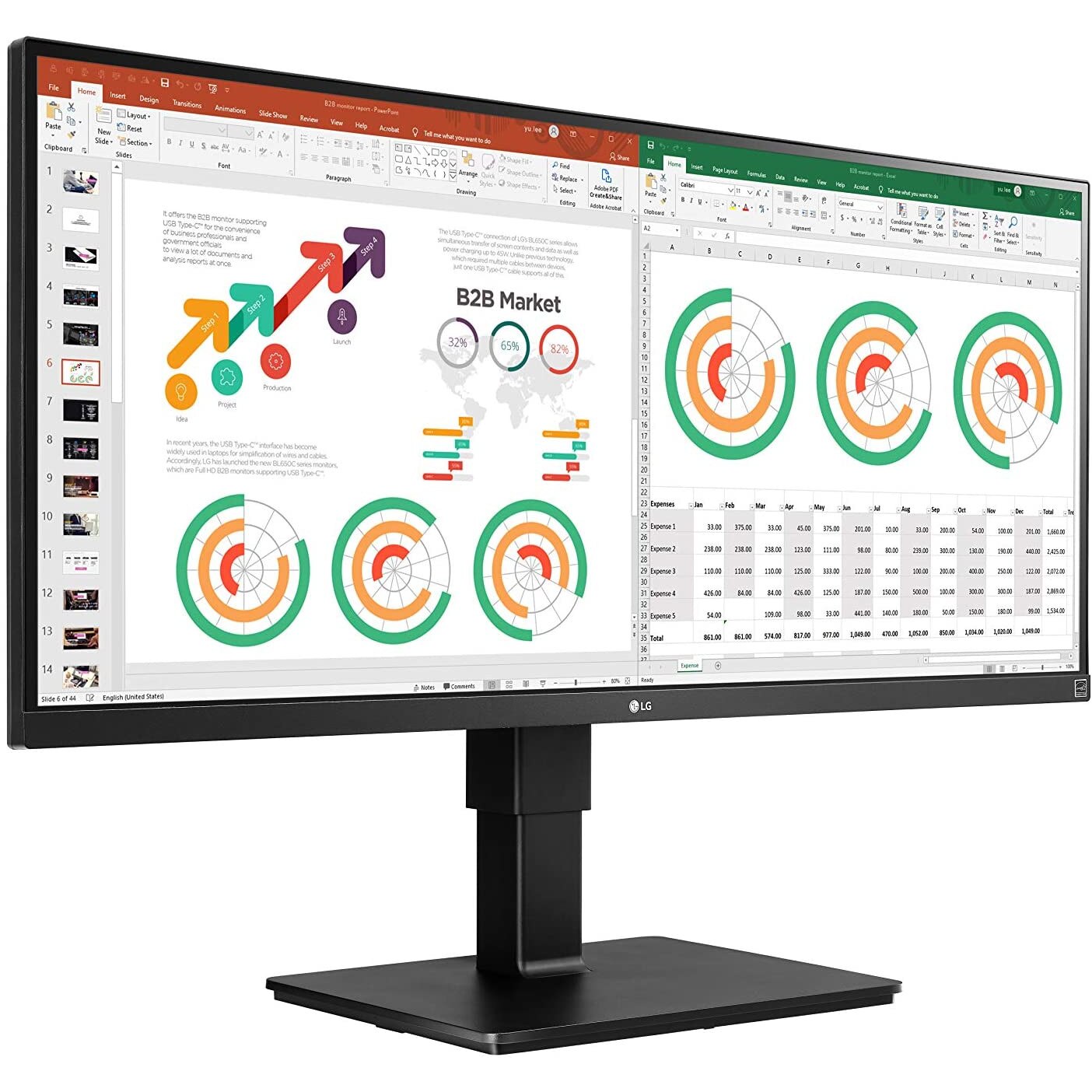 Monitor LG 34BN770B.AEU, 34", 3440 x 1440 UWQHD, 219, 75 Hz, 5 ms