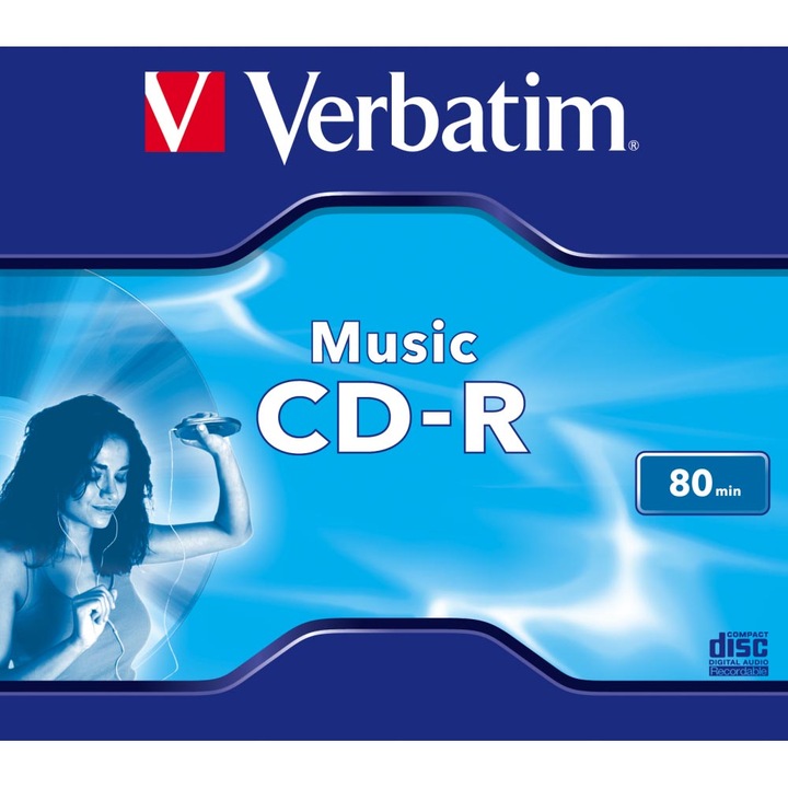 Дословно "Live it!" CD-R диск, 700MB, 80мин, 16x, 1 бр., стандартна кутия