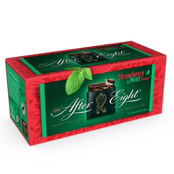 Шоколадови бонбони, Nestle After Eight, Ягода, 200 гр