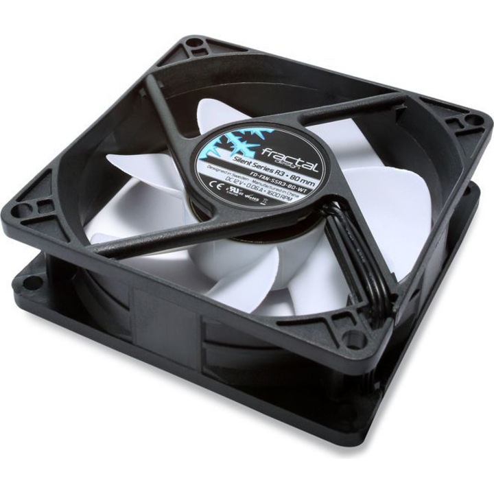Ventilator PC Fractal Design Silent Series R3 FD-FAN-SSR3-80-WT, 18,1 dBA