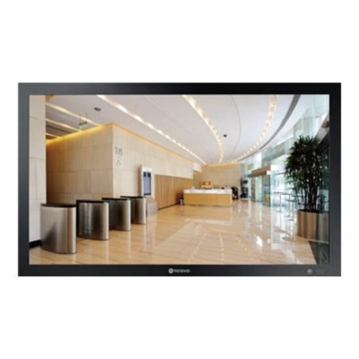 Monitor AG Neovo QX-43, fekete, LED, D-Sub, DVI-D, HDMI, DisplayPort, szervizport, G osztály