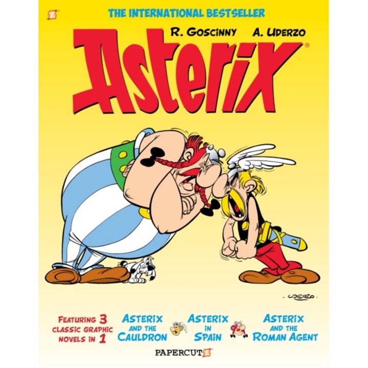 Asterix Omnibus #5: Collecting Asterix and the Cauldron, Asterix in Spain, and Asterix and the Roman Agent de René Goscinny