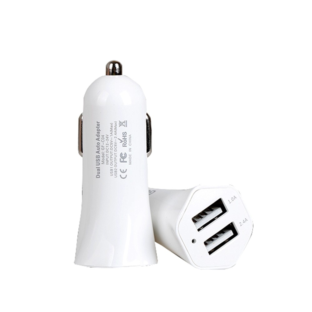 Incarcator auto cu doua porturi Akyta dual charger C04